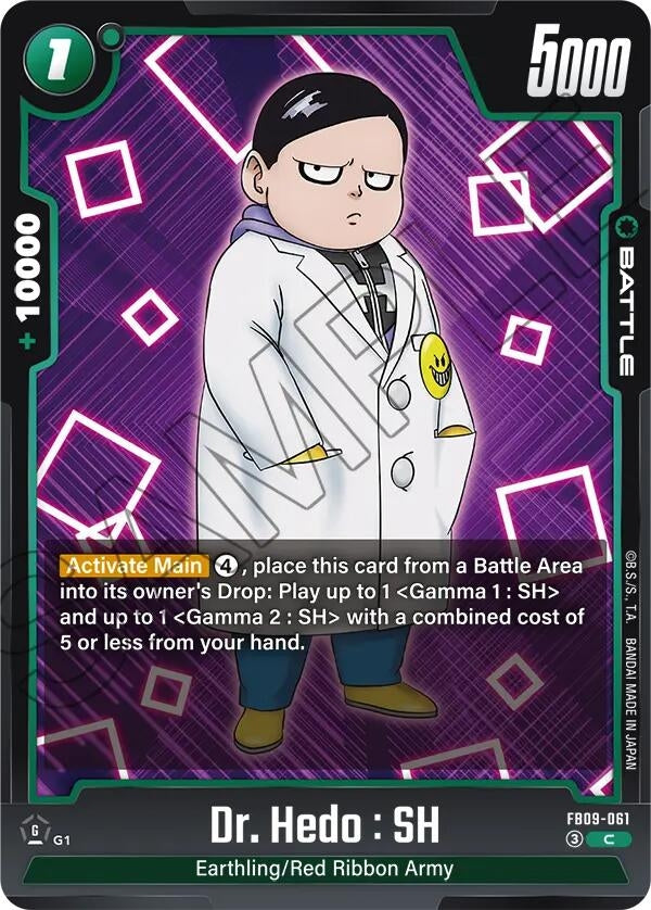Image for Dr. Hedo : SH (FB09-061) (Dual Evolution) - Dragon Ball Super: Fusion World