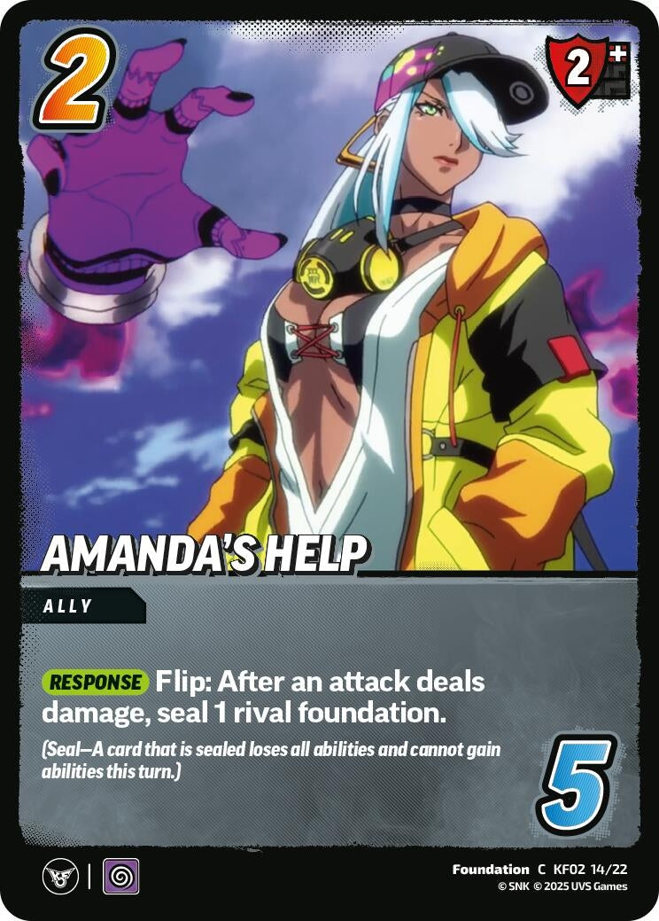 Image for Amanda's Help (KF02 14/22) (Challenger Series: The King of Fighters XV) - UniVersus