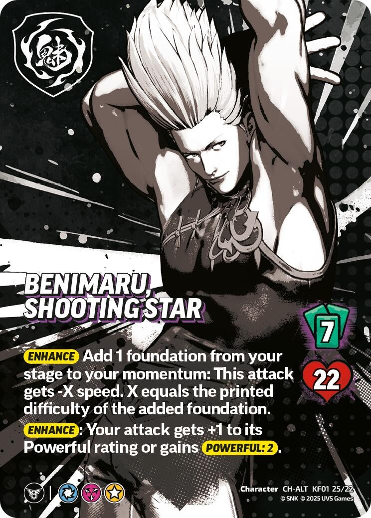 Image for Benimaru, Shooting Star (Alternative Art) (KF01 25/22) (Challenger Series: The King of Fighters XV) - UniVersus