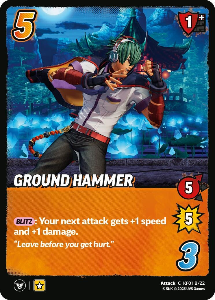 Image for Ground Hammer (KF01 8/22) (Challenger Series: The King of Fighters XV) - UniVersus