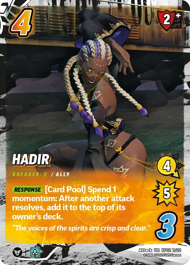 Image for Hadir (KF02 7/22) (Challenger Series: The King of Fighters XV) - UniVersus