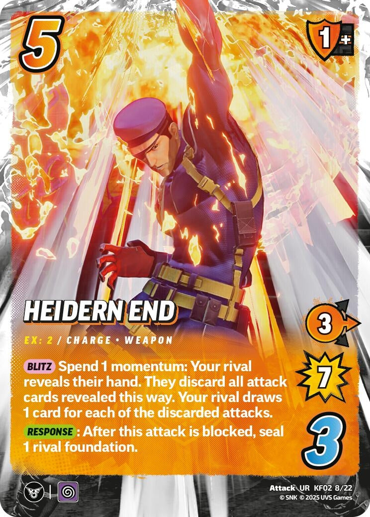 Image for Heidern End (KF02 8/22) (Challenger Series: The King of Fighters XV) - UniVersus