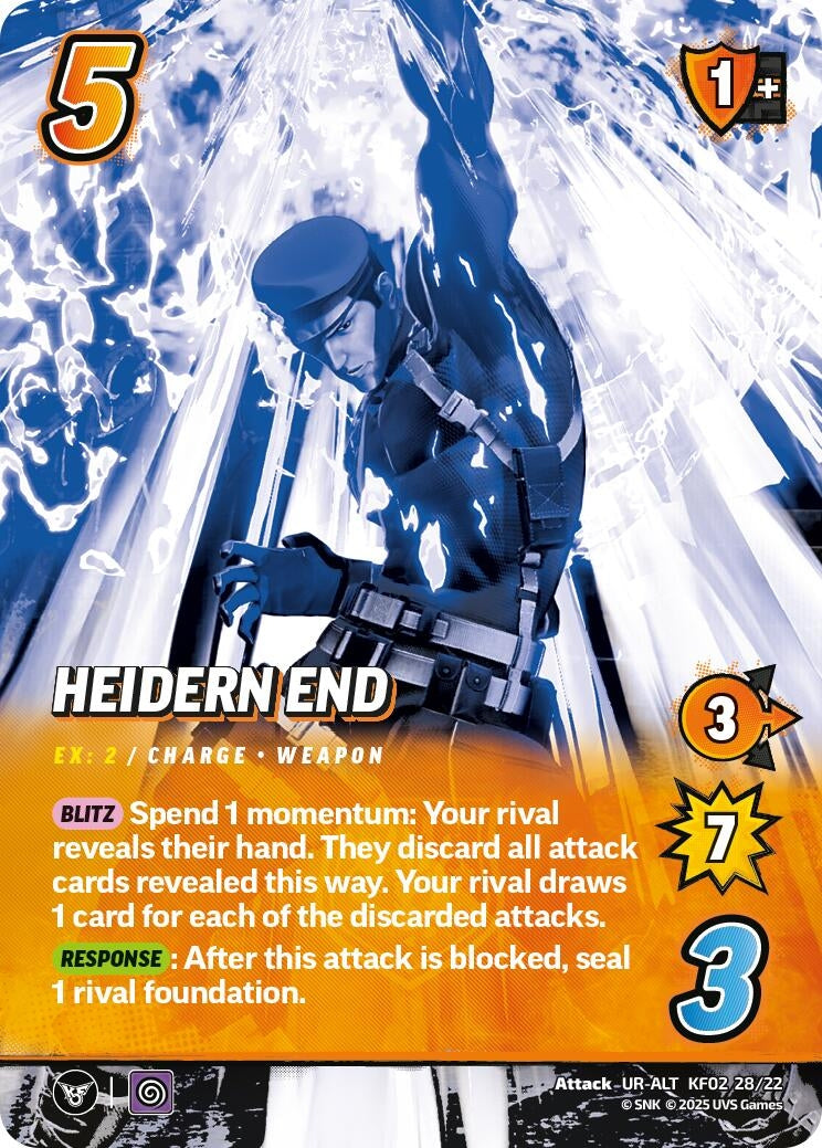 Image for Heidern End (Alternative Art) (KF02 28/22) (Challenger Series: The King of Fighters XV) - UniVersus