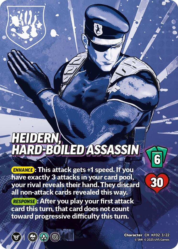 Image for Heidern, Hard-Boiled Assassin (KF02 3/22) (Challenger Series: The King of Fighters XV) - UniVersus