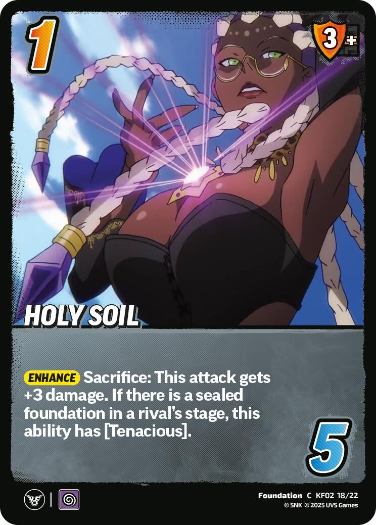 Image for Holy Soil (KF02 18/22) (Challenger Series: The King of Fighters XV) - UniVersus