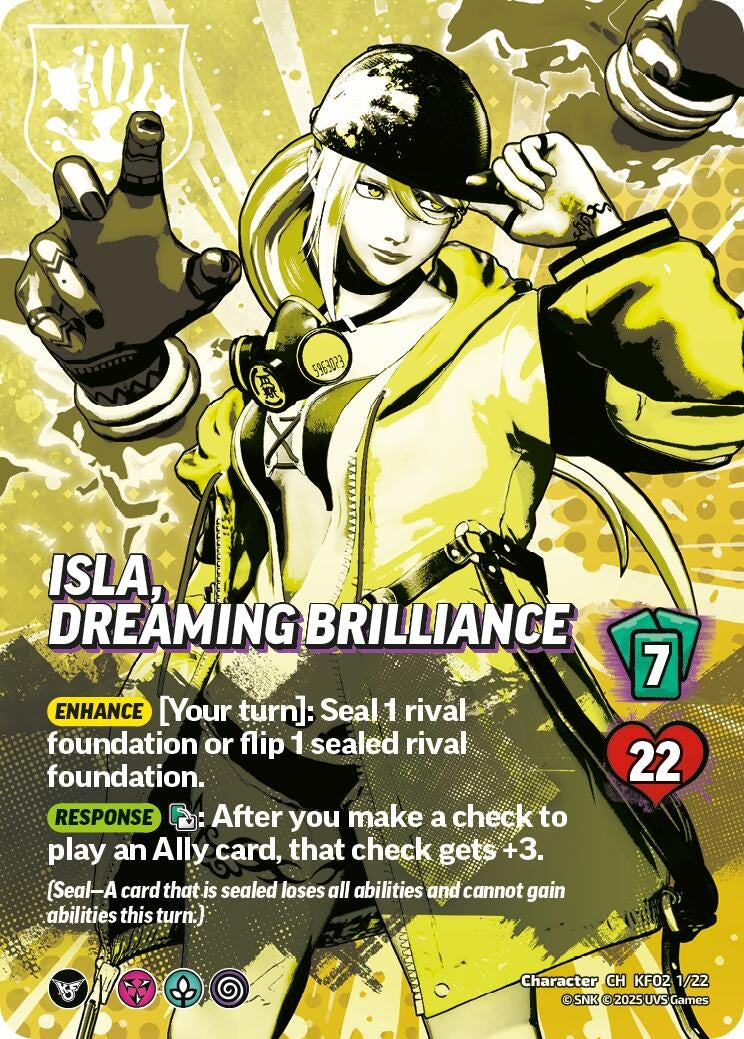 Image for Isla, Dreaming Brilliance (KF02 1/22) (Challenger Series: The King of Fighters XV) - UniVersus