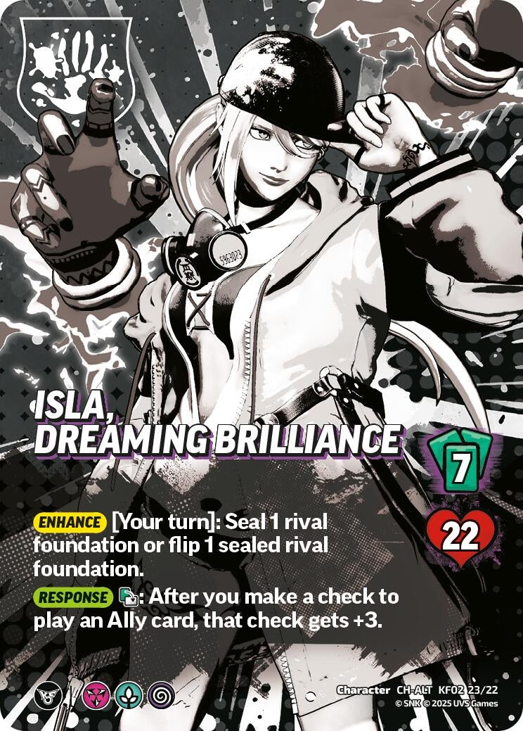 Image for Isla, Dreaming Brilliance (Alternative Art) (KF02 23/22) (Challenger Series: The King of Fighters XV) - UniVersus