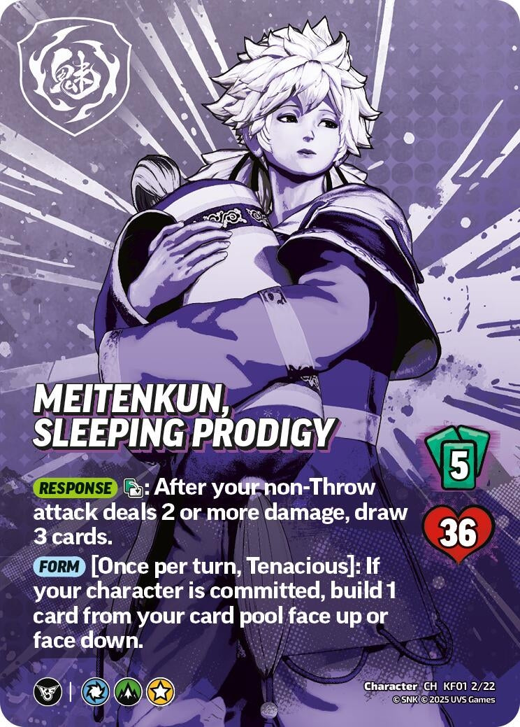 Image for Meitenkun, Sleeping Prodigy (KF01 2/22) (Challenger Series: The King of Fighters XV) - UniVersus