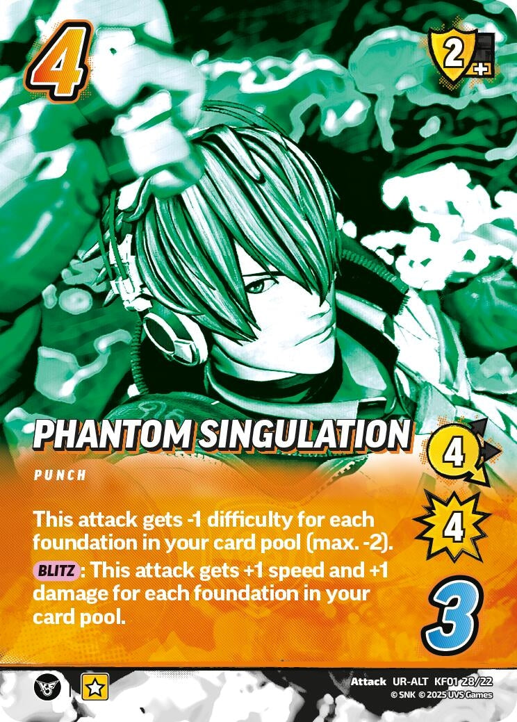 Image for Phantom Singulation (Alternative Art) (KF01 28/22) (Challenger Series: The King of Fighters XV) - UniVersus