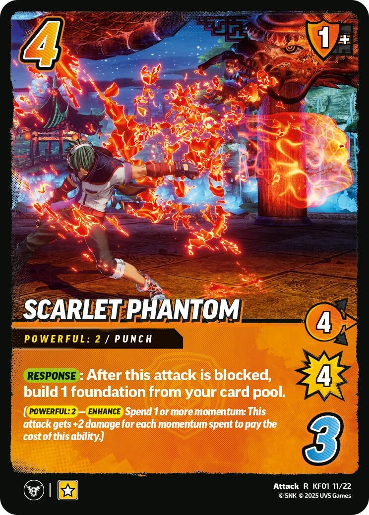 Image for Scarlet Phantom (KF01 11/22) (Challenger Series: The King of Fighters XV) - UniVersus