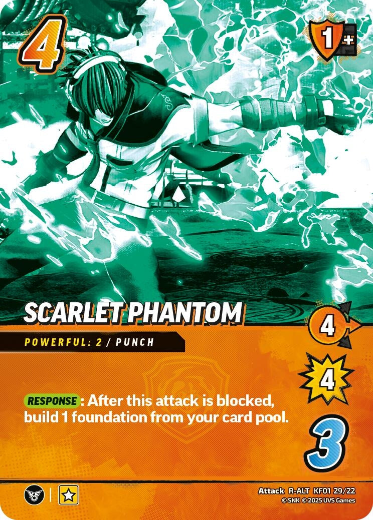 Image for Scarlet Phantom (Alternative Art) (KF01 29/22) (Challenger Series: The King of Fighters XV) - UniVersus