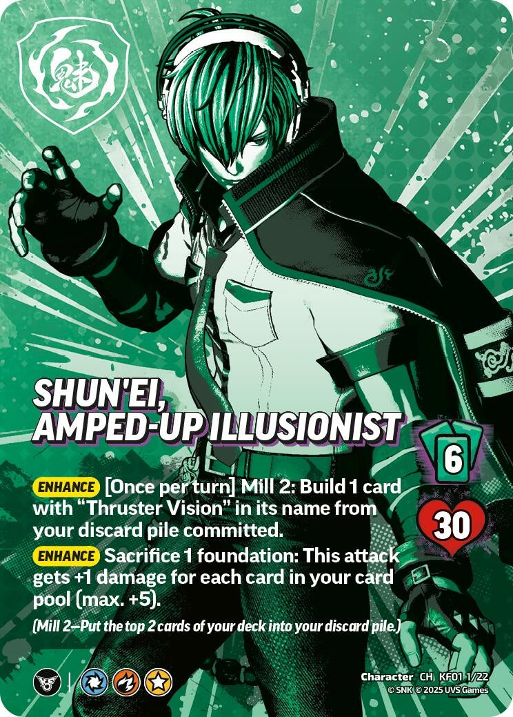 Image for Shun'Ei, Amped-Up Illusionist (KF01 1/22) (Challenger Series: The King of Fighters XV) - UniVersus