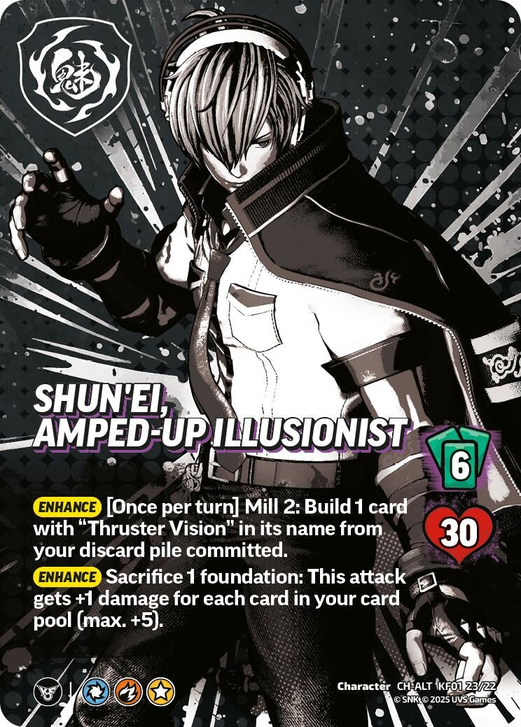 Image for Shun'Ei, Amped-Up Illusionist (Alternative Art) (KF01 23/22) (Challenger Series: The King of Fighters XV) - UniVersus