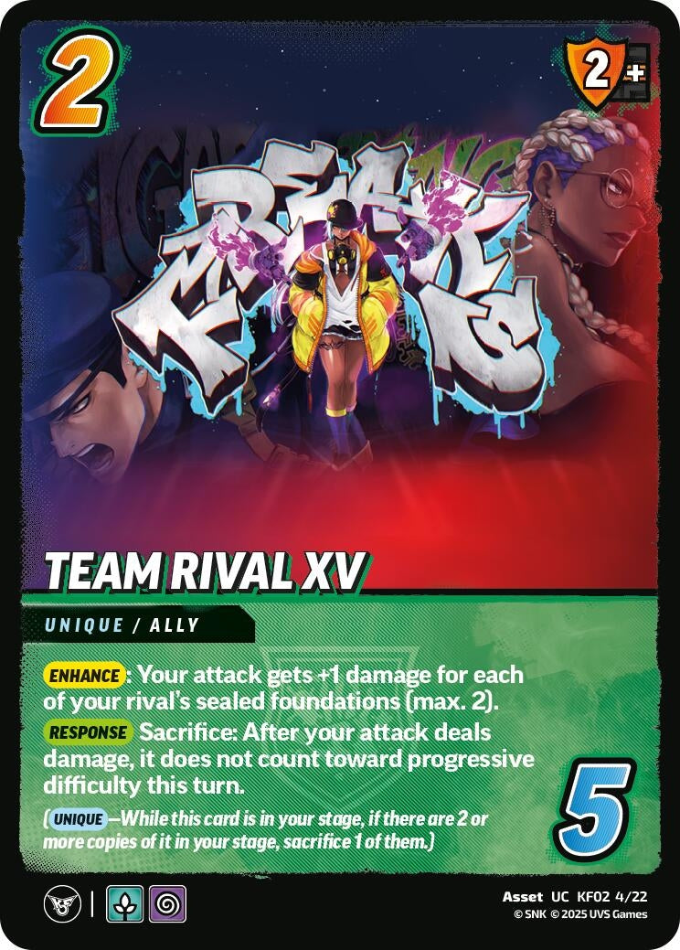 Image for Team Rival XV (KF02 4/22) (Challenger Series: The King of Fighters XV) - UniVersus