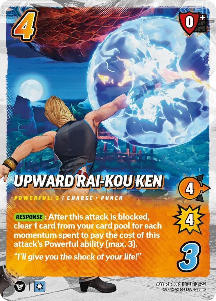 Image for Upward Rai-Kou Ken (KF01 13/22) (Challenger Series: The King of Fighters XV) - UniVersus