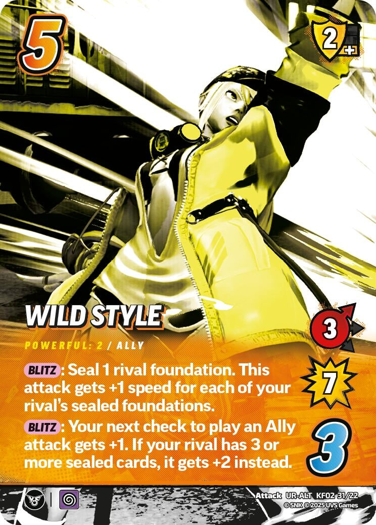 Image for Wild Style (Alternative Art) (KF02 31/22) (Challenger Series: The King of Fighters XV) - UniVersus