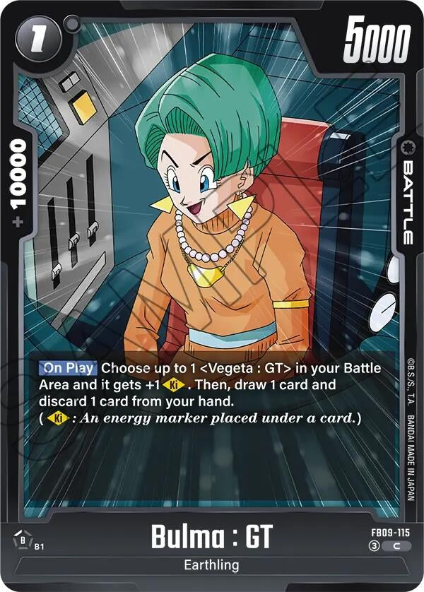 Image for Bulma : GT (FB09-115) (Dual Evolution) - Dragon Ball Super: Fusion World