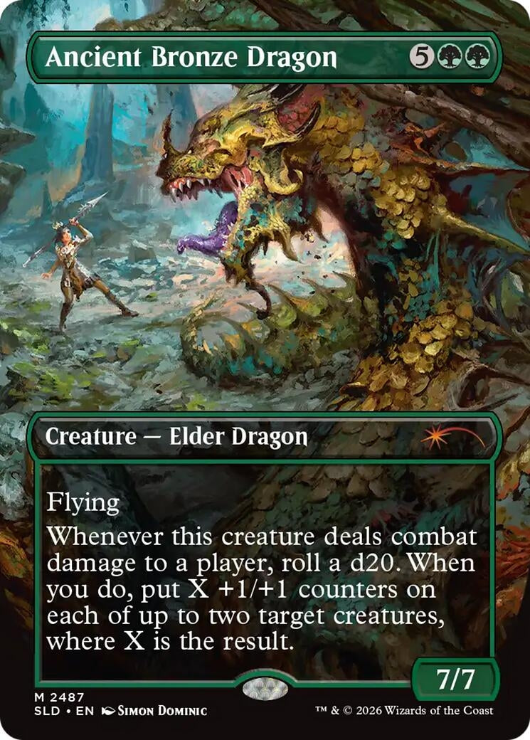 Image for Ancient Bronze Dragon (2487) (Secret Lair Drop Series) (SLD) - Magic: The Gathering