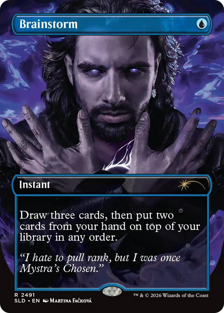 Image for Brainstorm (2491) (2491) (Secret Lair Drop Series) (SLD) - Magic: The Gathering