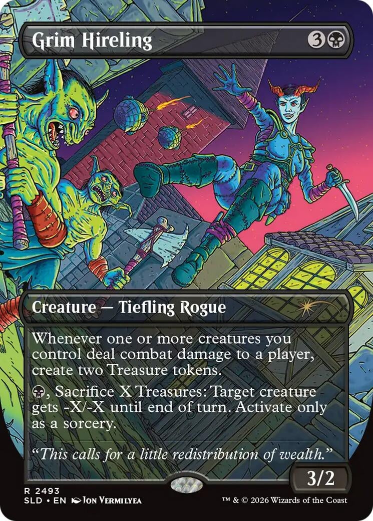 Image for Grim Hireling (2493) (Secret Lair Drop Series) (SLD) - Magic: The Gathering