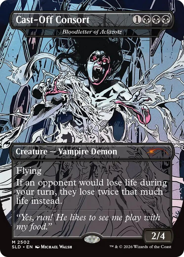 Image for Cast-Off Consort - Bloodletter of Aclazotz (2502) (Secret Lair Drop Series) (SLD) - Magic: The Gathering