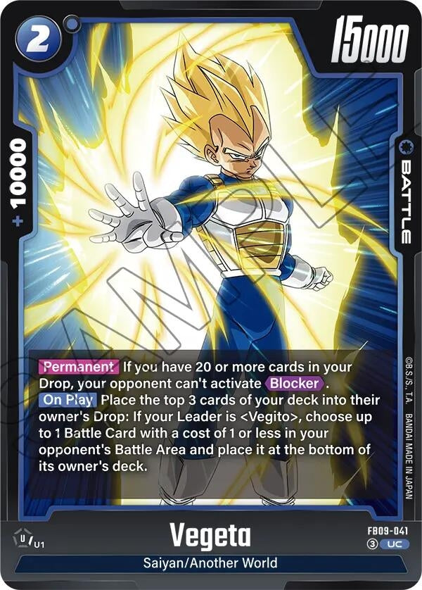 Image for Vegeta - FB09-041 (FB09-041) (Dual Evolution) - Dragon Ball Super: Fusion World