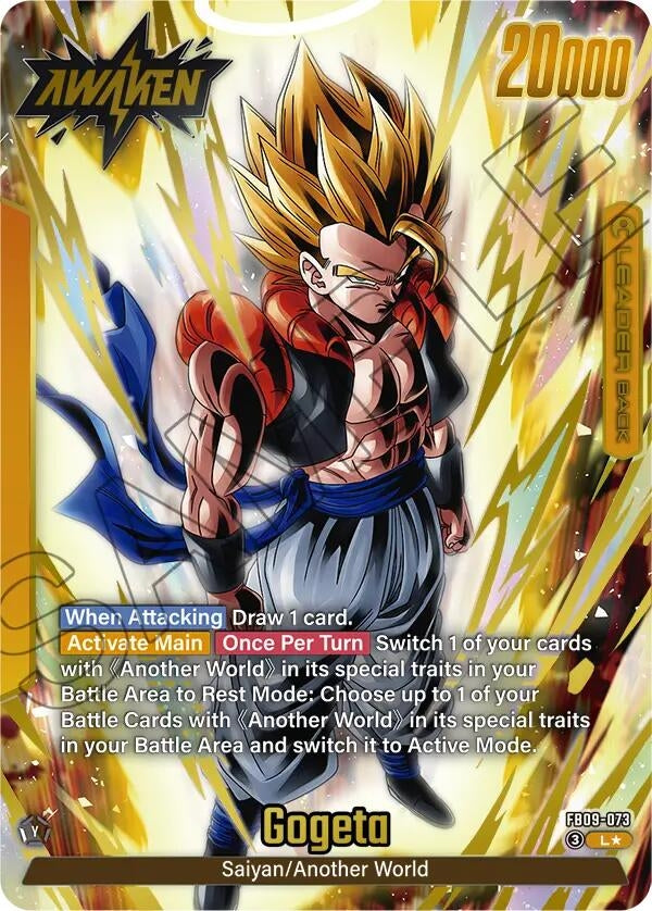 Image for Son Goku/Vegeta // Gogeta (Alternate Art) (FB09-073) (Dual Evolution) - Dragon Ball Super: Fusion World