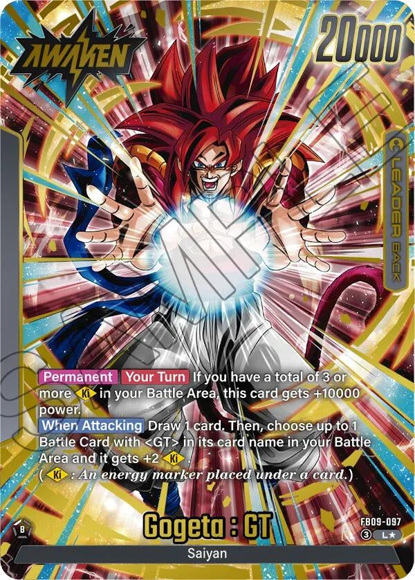 Image for Gogeta : GT (Alternate Art) (FB09-097) (Dual Evolution) - Dragon Ball Super: Fusion World