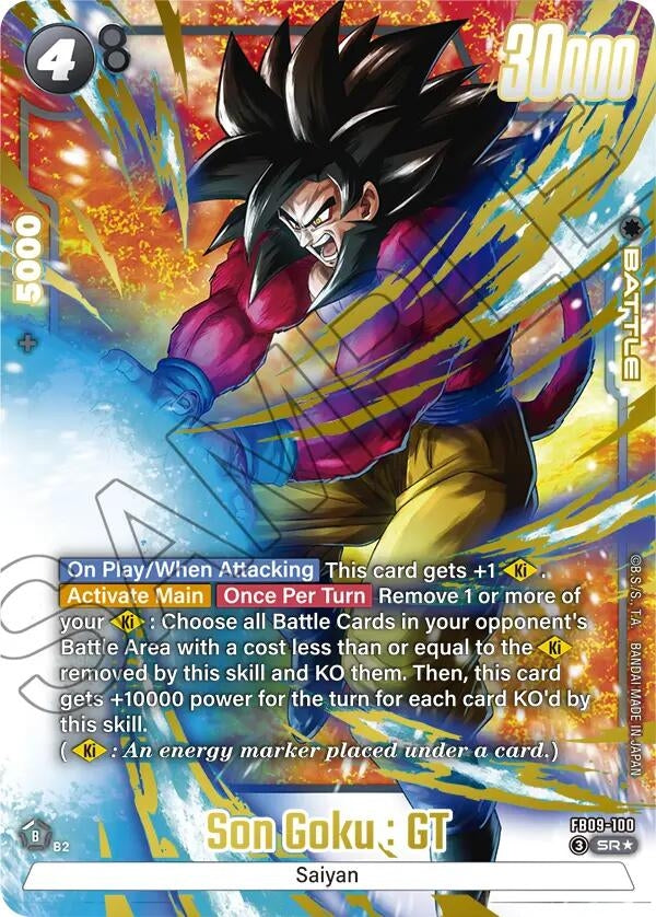 Image for Son Goku : GT - FB09-100 (Alternate Art) (FB09-100) (Dual Evolution) - Dragon Ball Super: Fusion World
