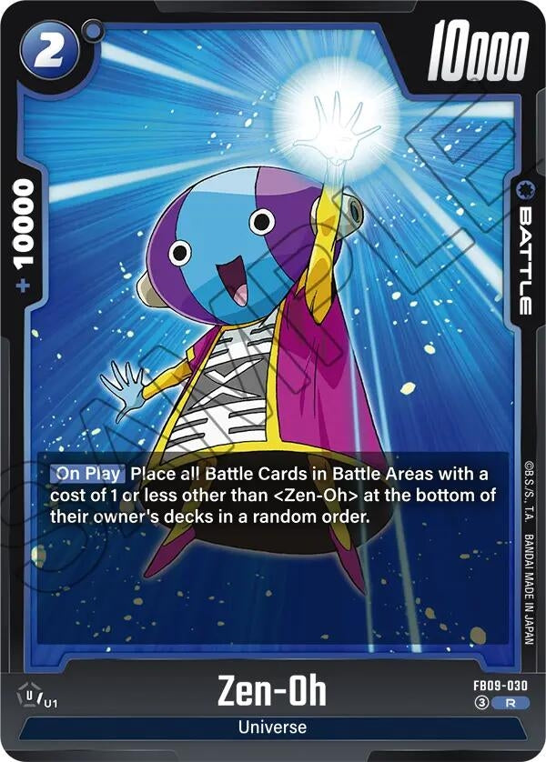 Image for Zen-Oh - FB09-030 (FB09-030) (Dual Evolution) - Dragon Ball Super: Fusion World