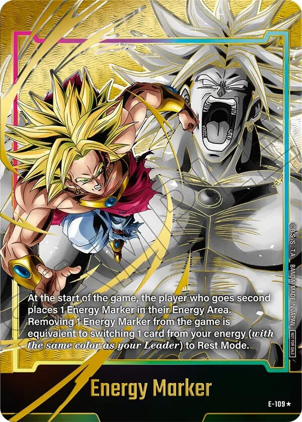 Image for Energy Marker (E-109) (Gold) (E-109) (Fusion World Energy Markers) - Dragon Ball Super: Fusion World