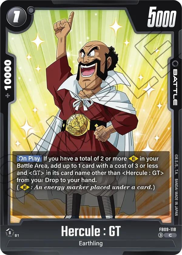 Image for Hercule : GT (FB09-118) (Dual Evolution) - Dragon Ball Super: Fusion World