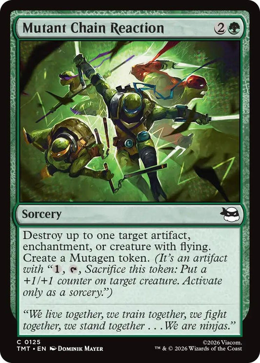 Image for Mutant Chain Reaction (125) (Teenage Mutant Ninja Turtles) - Magic: The Gathering