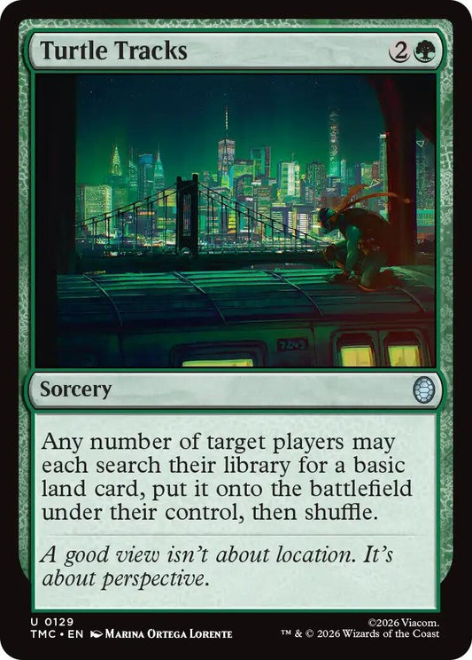 Image for Turtle Tracks (129) (Teenage Mutant Ninja Turtles) - Magic: The Gathering
