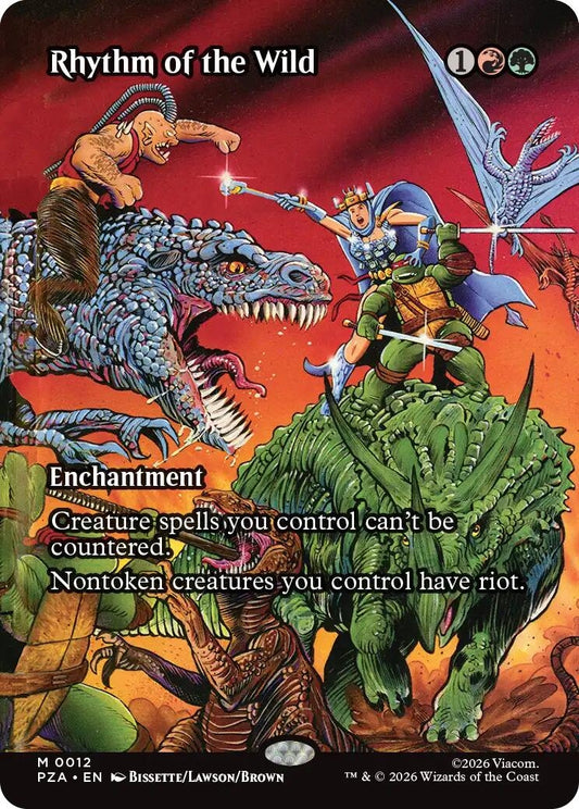 Image for Rhythm of the Wild (Borderless) (12) (Teenage Mutant Ninja Turtles Source Material) - Magic: The Gathering