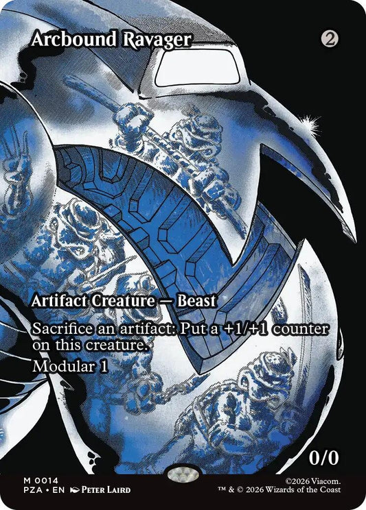 Image for Arcbound Ravager (Borderless) (14) (Teenage Mutant Ninja Turtles Source Material) - Magic: The Gathering