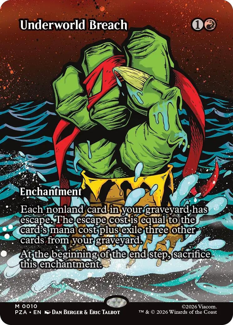 Image for Underworld Breach (Borderless) (10) (Teenage Mutant Ninja Turtles Source Material) - Magic: The Gathering