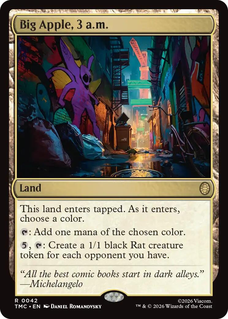 Image for Big Apple, 3 a.m. (42) (Teenage Mutant Ninja Turtles) - Magic: The Gathering