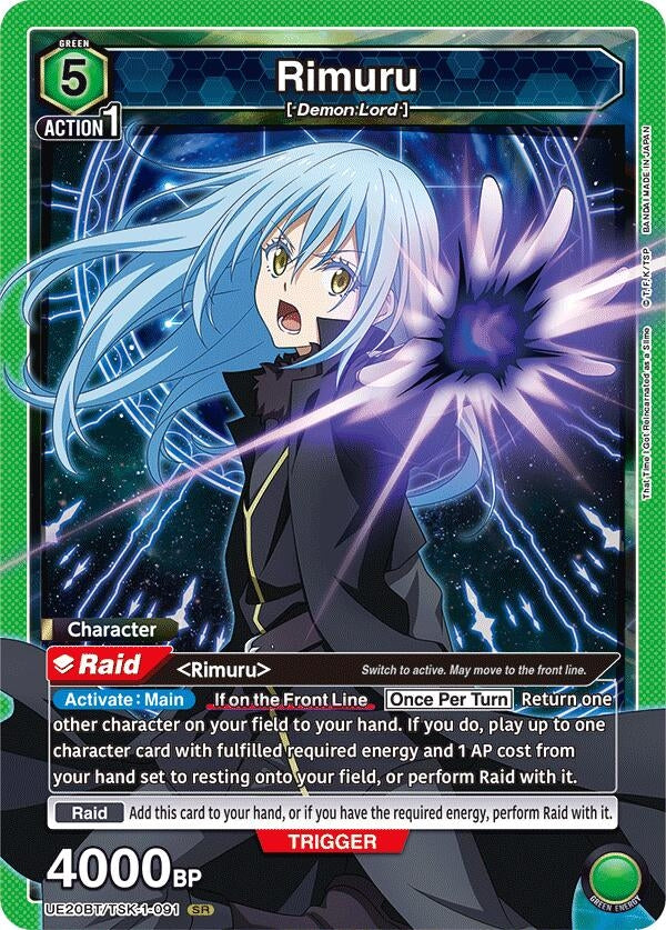 Image for Rimuru (091) (UE20BT/TSK-1-091) (UE20BT: That Time I Got Reincarnated as a Slime) - Union Arena