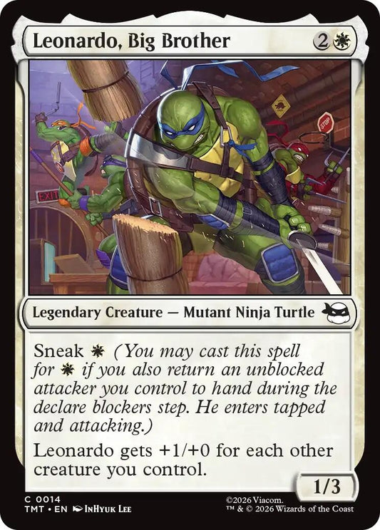 Image for Leonardo, Big Brother (14) (Teenage Mutant Ninja Turtles) - Magic: The Gathering