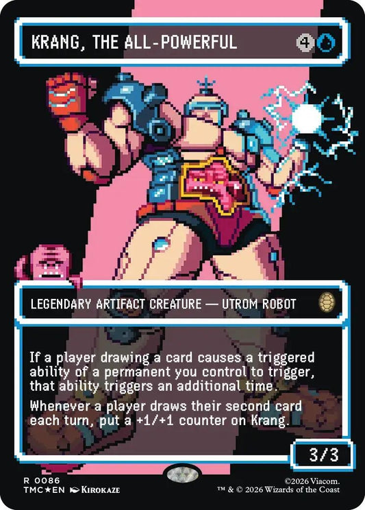 Image for Krang, the All-Powerful (Borderless) (Surge Foil) (86) (Teenage Mutant Ninja Turtles) - Magic: The Gathering