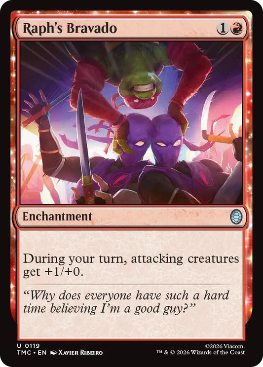 Image for Raph's Bravado (119) (Teenage Mutant Ninja Turtles) - Magic: The Gathering