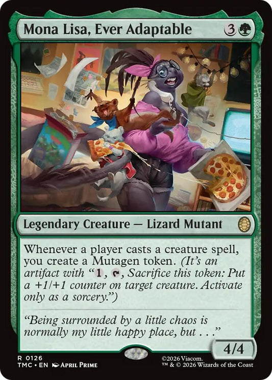 Image for Mona Lisa, Ever Adaptable (126) (Teenage Mutant Ninja Turtles) - Magic: The Gathering