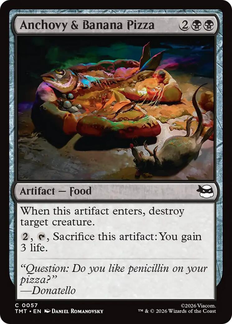 Image for Anchovy & Banana Pizza (57) (Teenage Mutant Ninja Turtles) - Magic: The Gathering
