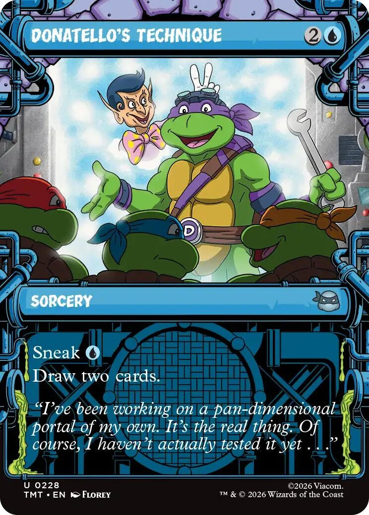 Image for Donatello's Technique (Showcase) (228) (Teenage Mutant Ninja Turtles) - Magic: The Gathering