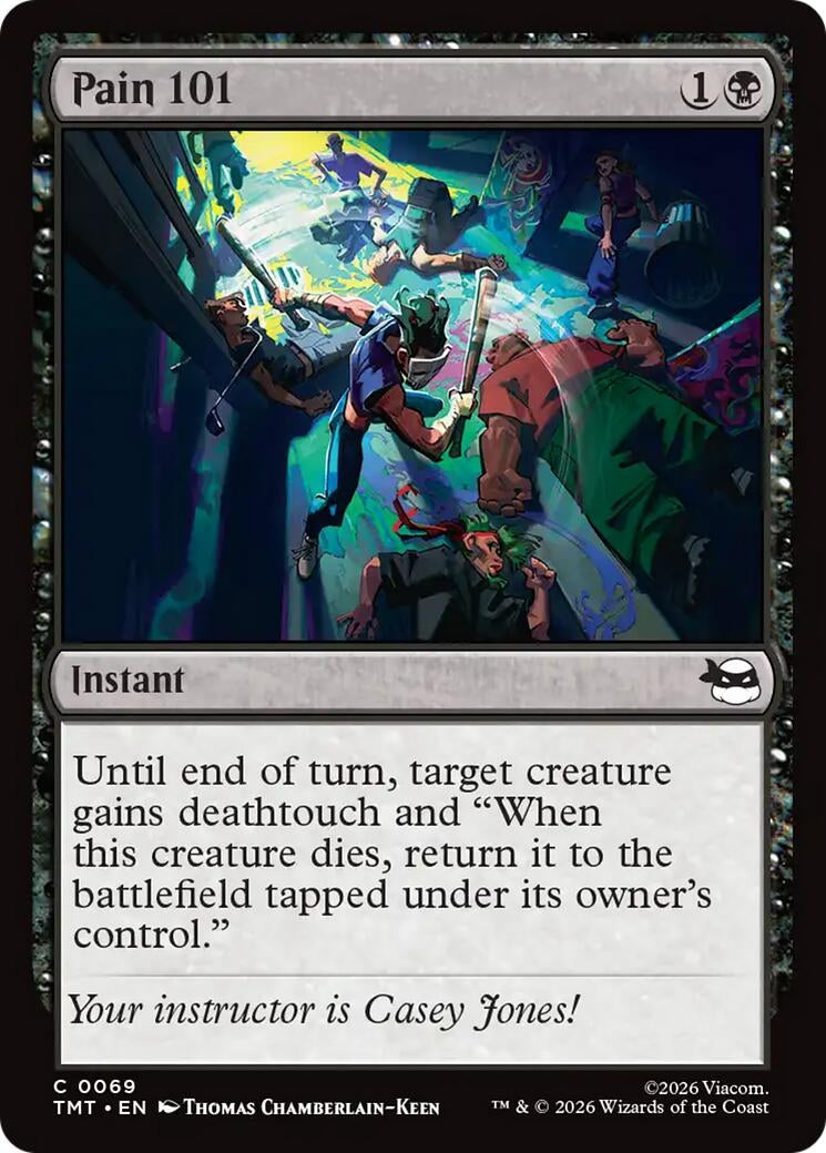 Image for Pain 101 (69) (Teenage Mutant Ninja Turtles) - Magic: The Gathering
