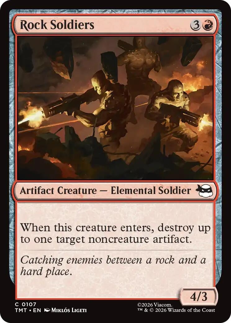 Image for Rock Soldiers (107) (Teenage Mutant Ninja Turtles) - Magic: The Gathering