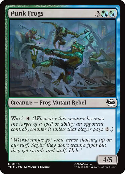 Image for Punk Frogs (164) (Teenage Mutant Ninja Turtles) - Magic: The Gathering