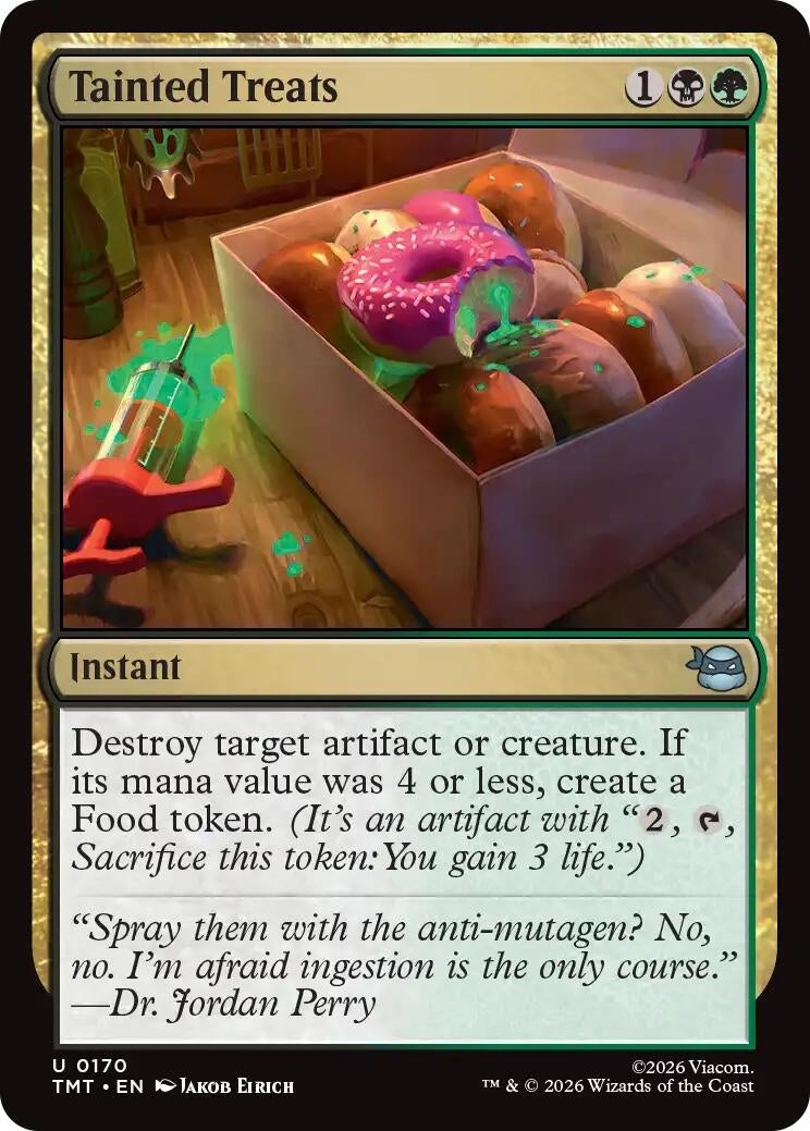 Image for Tainted Treats (170) (Teenage Mutant Ninja Turtles) - Magic: The Gathering