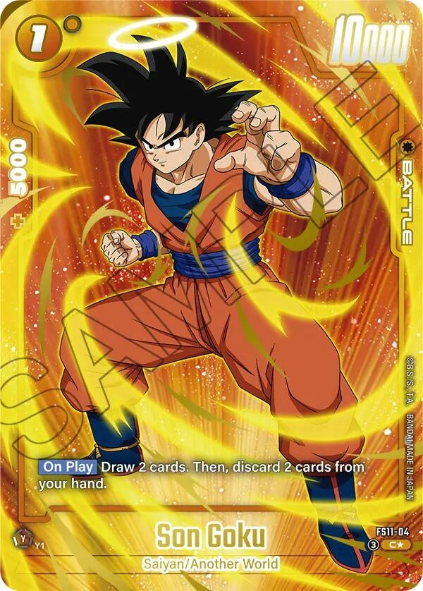 Image for Son Goku - FS11-04 (Gold) (FS11-04) (Starter Deck EX: The Phase of Evolution) - Dragon Ball Super: Fusion World